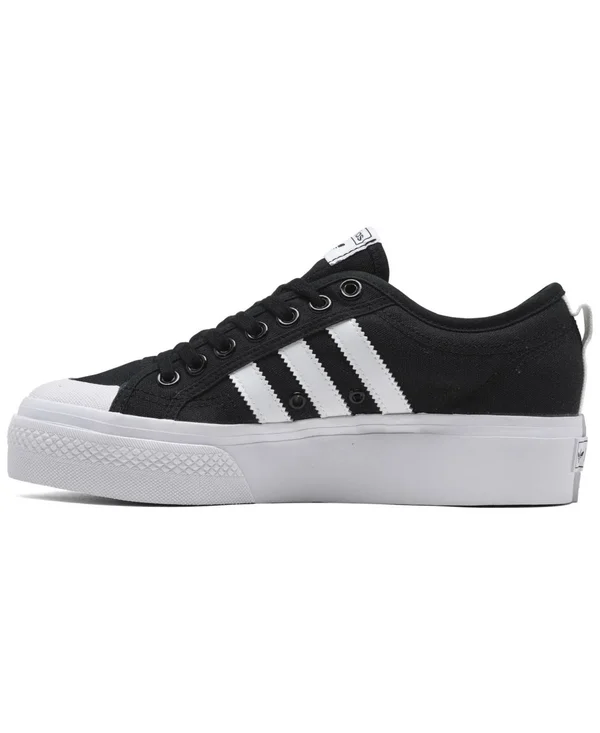 Adidas Women's Originals Nizza Platform Casual Shoes FV5321 - 5.5, Black