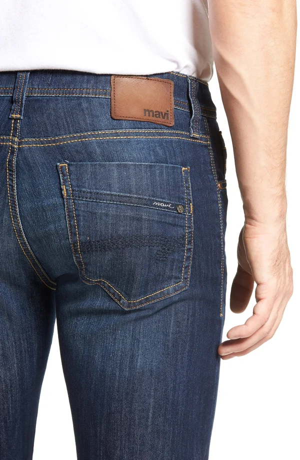 Mavi Men's Zach Regular Rise Straight Leg Jeans