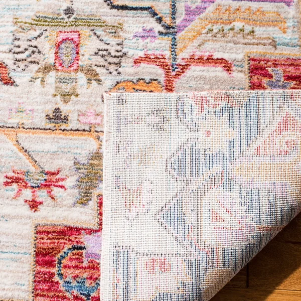 Safavieh Nirvana NVA132C Creme/Red 8' x 10' Area Rug