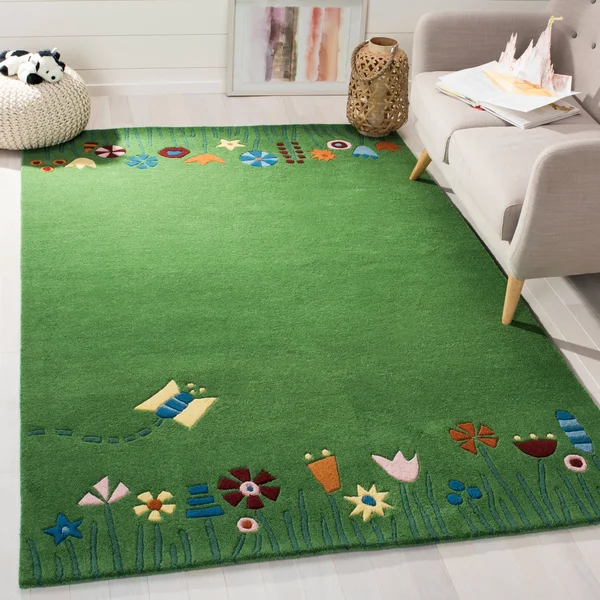 Safavieh Kids Green/Multi 6 ft. x 9 ft. Area Rug