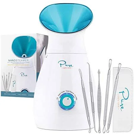 Pure Nanosteamer Multi-functional Ionic Facial Steamer 3 in 1 with Kit