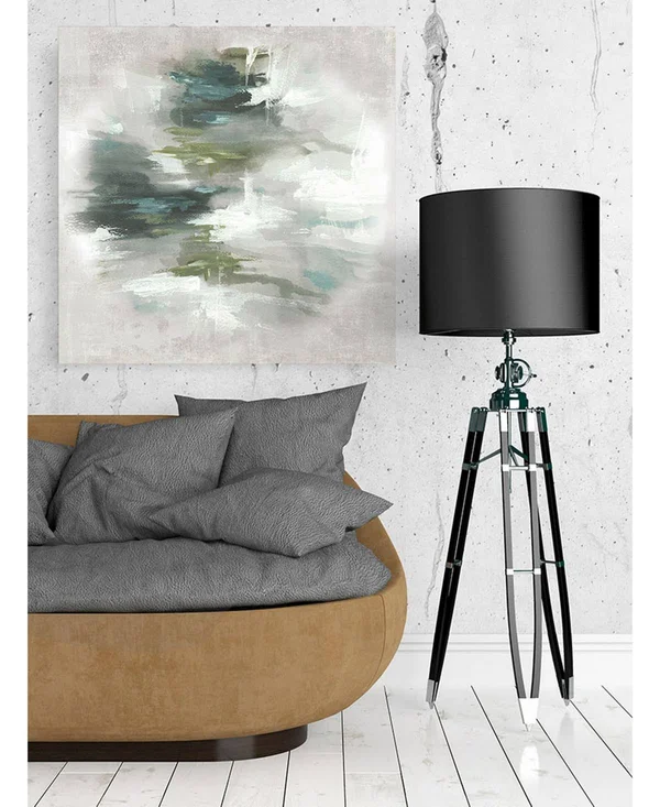 CLICART 20 in. x 20 in. Sunset Glow II by Pi Studio Wall Art - White/ Grey