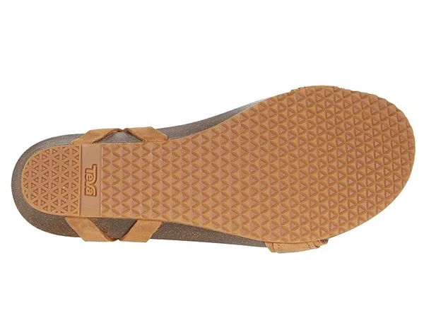 Teva Women's Mahonia Stitch Sandal Chipmunk 7.5