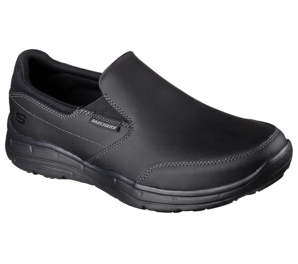 Skechers Men's Relaxed Fit Glides Calculous Slip On - Black