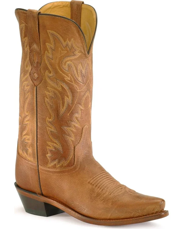 Old West Men's Cowboy Fashion Wear Boots - Tan Canyon
