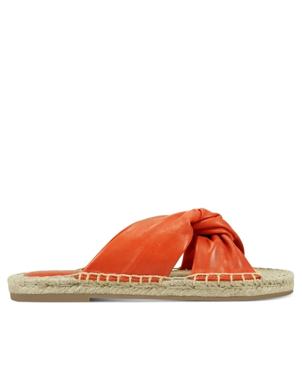 Aerosoles Paramus Women's Leather Slide Sandals, Size: 7.5, Orange