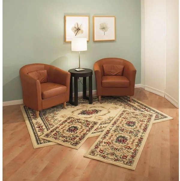 Capri 3 Piece Rug Set - Savonnerie