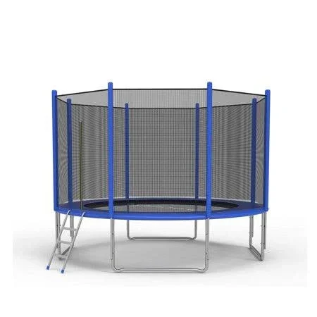 Karmas Product 12-Foot Trampoline Combo Bounce Jump Trampoline with Safety Enclosure Net and Spring Pad, Size: 12&