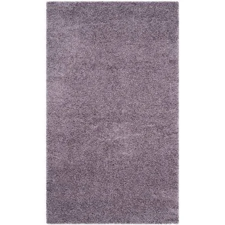 Charlton Home Buford Shag Purple Area Rug - Size: Rectangle 8&6 inch x 12&