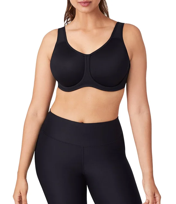 Wacoal Simone Underwire Sports Bra - Lilac Gray w/ Zephyr (855170) 40G