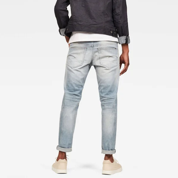 G-Star Raw 3301 Slim Fit Jeans in Faded Mineral - Blue