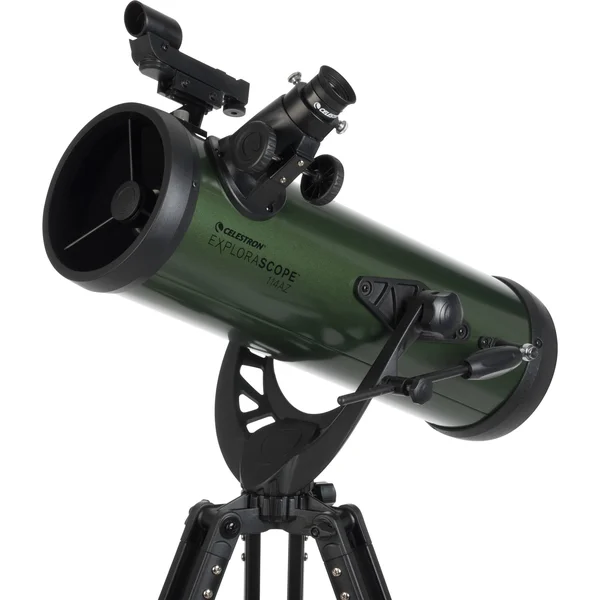 Celestron ExploraScope 114 AZ Newtonian Reflector Telescope with Tripod - 114mm - F/9.0 - 2& - 2 Pack