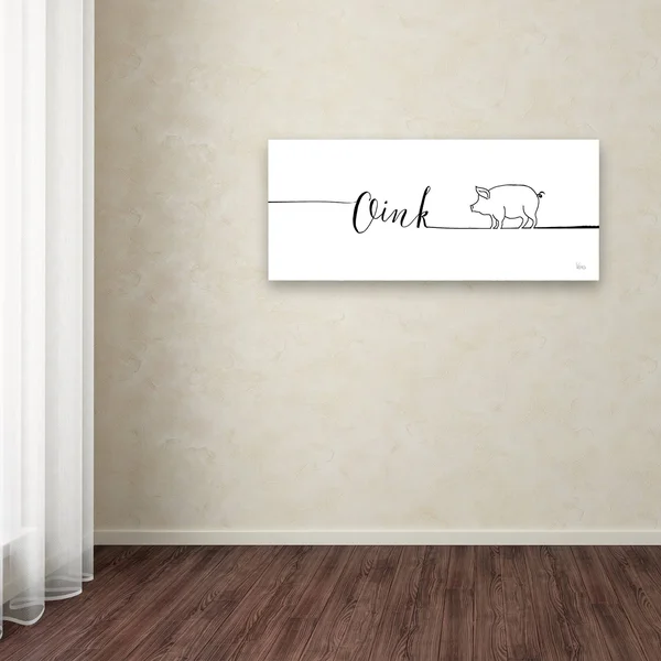 Trademark Fine Art 'Underlined Farm I' Canvas Art by Veronique Charron - Size: 14 x 32