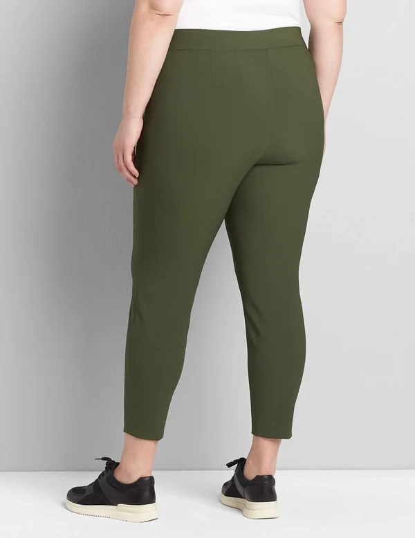 Plus Size Women's On-The-Go Slim Ankle Pant - Size: 26, Forest Night, Lane Bryant