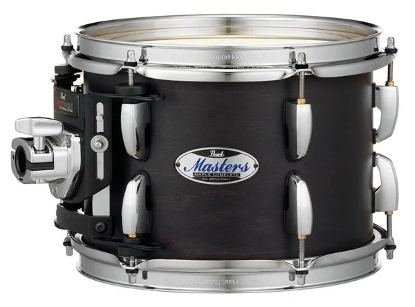 Pearl Masters Maple Complete 12x22x8x22 Tom MCT1208T/C124 Matte Black Mist Drum