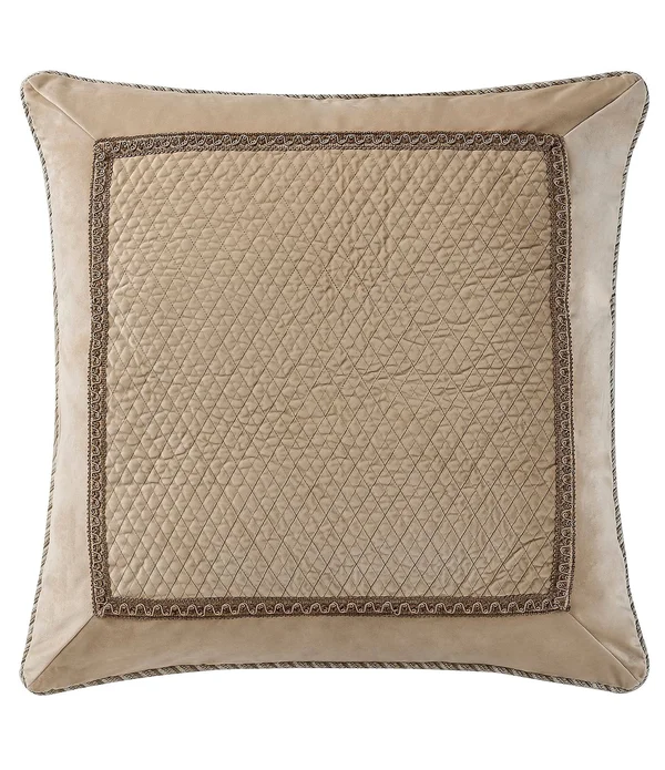 Waterford Ansonia Euro Sham - Ivory/Gold