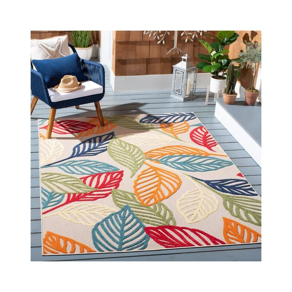 Safavieh Clearance Cabana CBN399A Ivory Rug, 6&7x22x6&7x22 - Round