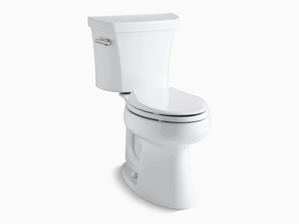 Kohler K-3999-7 Highline Comfort Height Two-Piece Elongated 1.28 GPF Toilet - Black Black