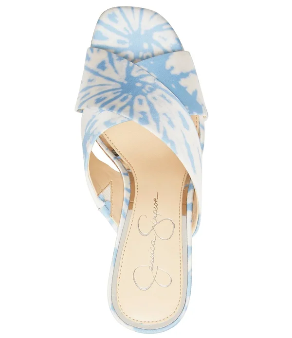 Jessica Simpson Seena Wedge Sandals - Bright White