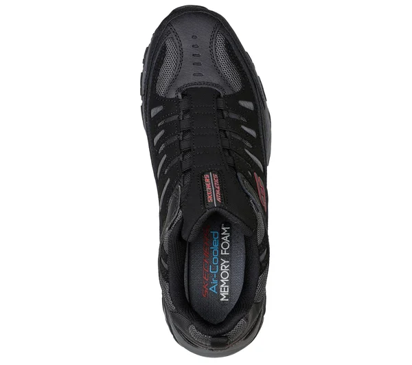 Skechers Men's After Burn M. Fit Sneakers - Black/Charcoal, 6.5