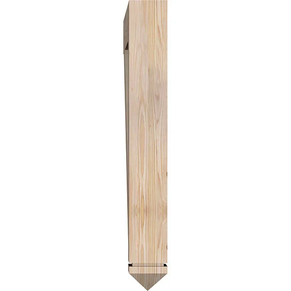Ekena Millwork BKT06X42X42IMP03SDF 5 1/2x22W x 42x22D x 42x22H Imperial Arts & Crafts Smooth BRACKET - Douglas Fir