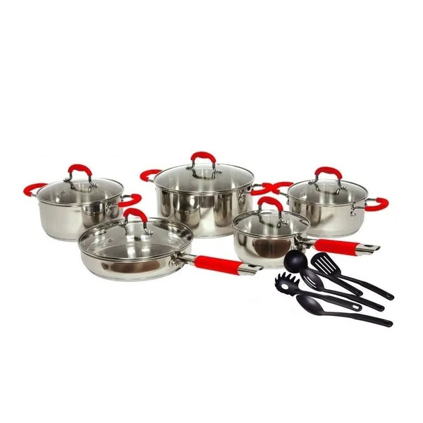 Gourmet Chef 15 Piece Stainless Steel Cookware Set