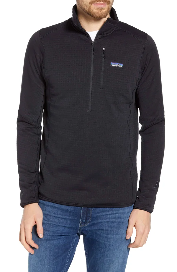 Patagonia Men's R1 Pullover - Black - XL