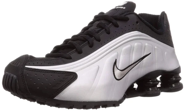 Nike Shox R4 &Black, Metallic Silver&