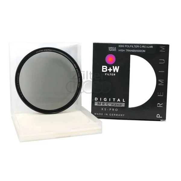 B+W 52mm XS-Pro Kaesemann High Transmission Circular Polarizer MRC-Nano Filter 66-1081471