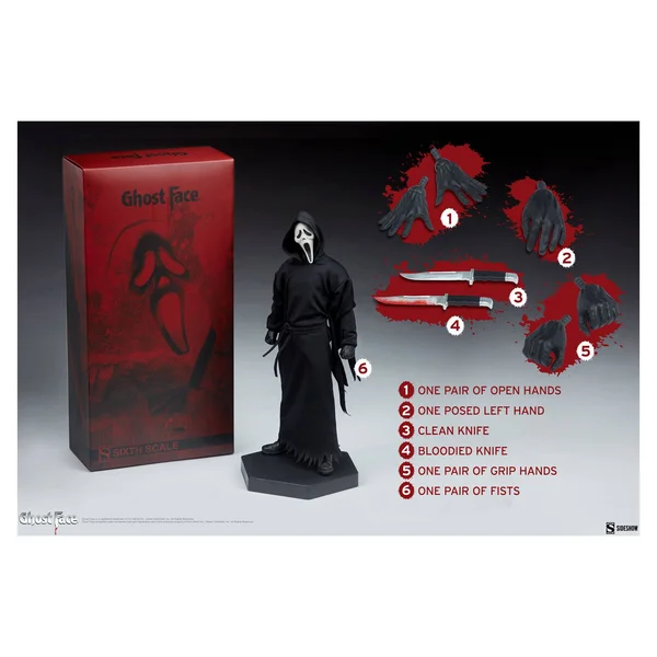 Sideshow Scream Ghost Face Sixth Scale Action Figure