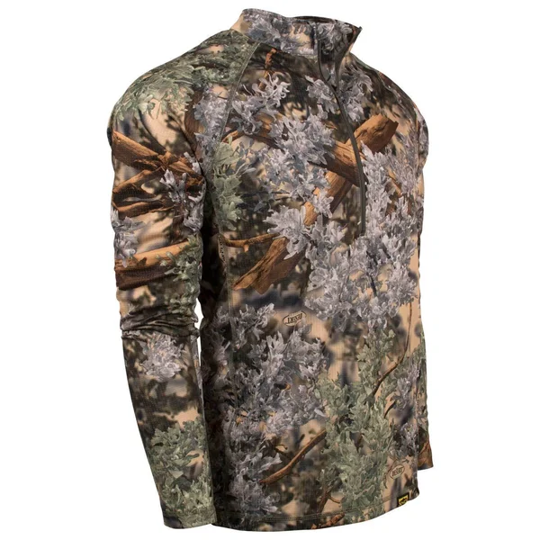 King&s Camo XKG Elevation 1/4 Zip Shirt - Large, Realtree Edge