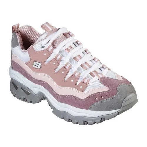 Skechers Women's Energy Ocean Tide Sneaker - Pink/Purple