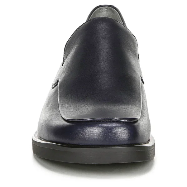Franco Sarto Women's Bocca Loafer, Dark Blue Leather