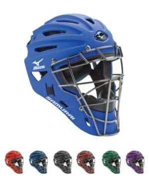 Mizuno G4 Samurai Catcher&s Helmet - Navy