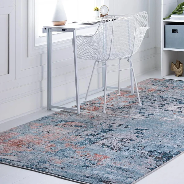 Leipzig 8x11 Multi Abstract Area Rug