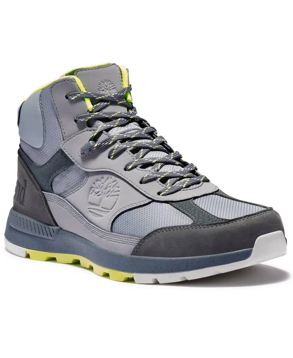 Timberland Men's Field Trekker Mid-High Boots - Medium Grey Leather