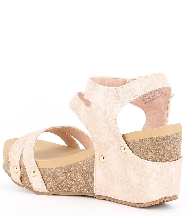 Volatile Womens Euphoria Open Toe Casual Platform Sandals