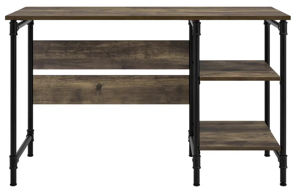 Ameriwood Home Carter Single-Pedestal Desk - Rustic