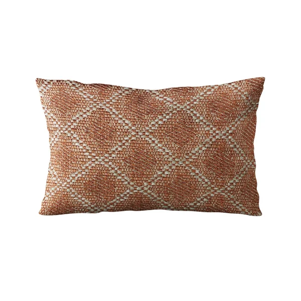 Plutus 20x22 x 20x22 Diamond Luxury Throw Pillow in Brown