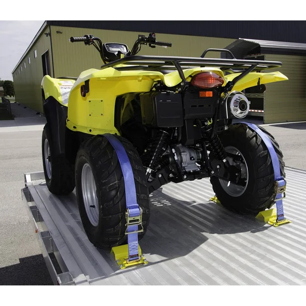Erickson ATV Wheel Chock and Tie-Down Strap Kit