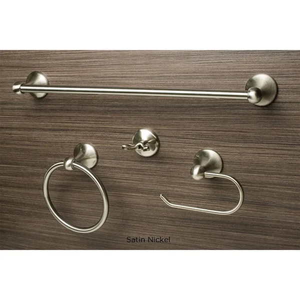 Sure-Loc Square 4-Piece Bathroom Accessory Set - Chrome