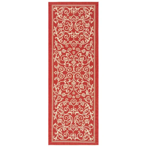 Safavieh Courtyard CY2098-1E06 5&3x22 x 7&7x22 Olive - Natural Area Rug