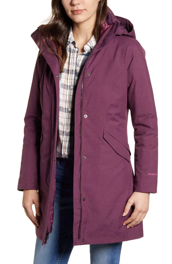 Patagonia Vosque 3-in-1 Parka - Women's Dyno White, Xs