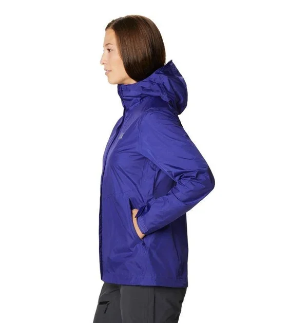 Mountain Hardwear Women's Acadia Rain Jacket - XS, Blue