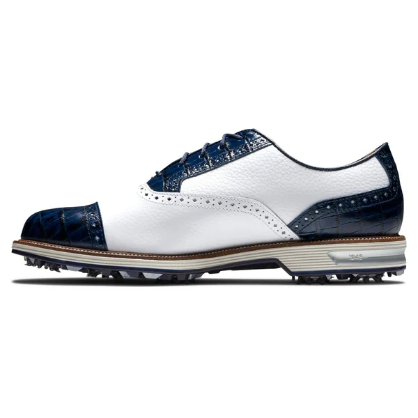 FootJoy Men's Premiere Series-Tarlow Golf Shoe, White/Navy, 11.5 Wide