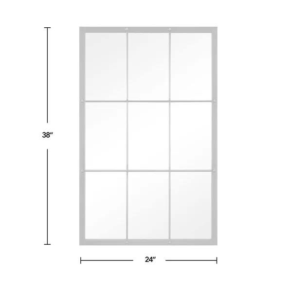 FirsTime & Co Homestead Manor Window Mirror - Gray