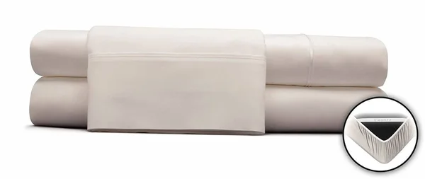 DreamFit Degree 2 - Fine Combed Cotton Sheet Set White California King