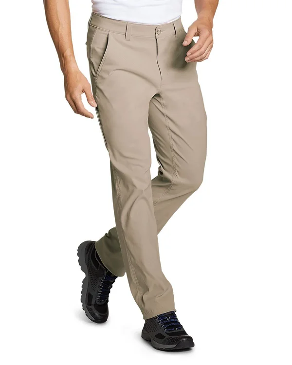 Eddie Bauer Men's Horizon Guide Chino Pants - Slim - Beige - 36/30