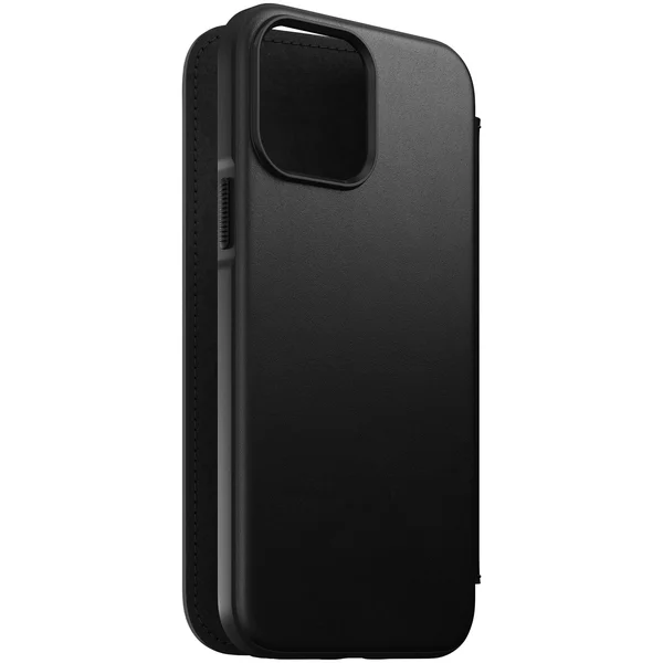 Nomad Modern Leather Folio - Rustic Brown - iPhone 13 Pro Max