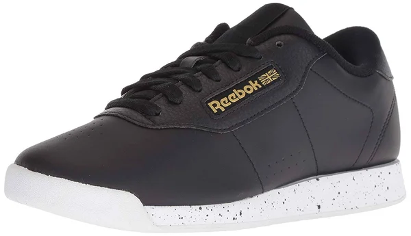 Women's Reebok Princess Sneaker - Black - Size 6.5